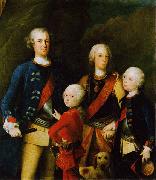 unknow artist The sons of King Friedrich Wilhelm I oil painting reproduction